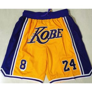NBA Los Angeles Lakers Kobe Herren Pocket Shorts M002 Swingman