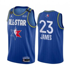 NBA Los Angeles Lakers Trikot LeBron James 23 2020 All-Star Trikot Jordan Brand Blau Swingman – Herren