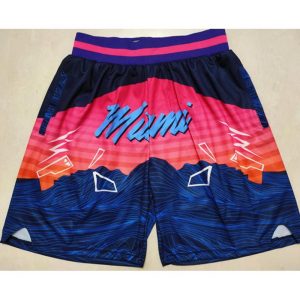 NBA Miami Heat Herren Pocket Shorts M006 Swingman