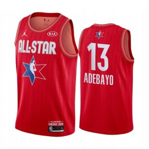 NBA Miami Heat Trikot Bam Adebayo 13 2020 All-Star Trikot Jordan Brand Rot Swingman – Herren