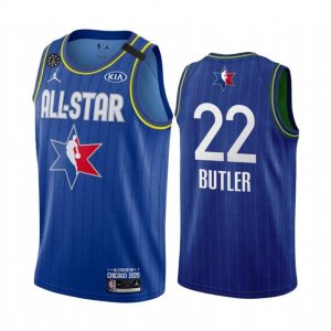 NBA Miami Heat Trikot Jimmy Butler 22 2020 All-Star Trikot Jordan Brand Blau Swingman – Herren