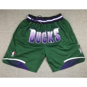 NBA Milwaukee Bucks Herren Pocket Shorts Throwback M001 Swingman