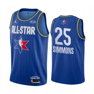 NBA Philadelphia 76ers Trikot Ben Simmons 25 2020 All-Star Trikot Jordan Brand Blau Swingman – Herren