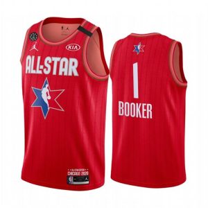 NBA Phoenix Suns Trikot Devin Booker 1 2020 All-Star Trikot Jordan Brand Rot Swingman – Herren