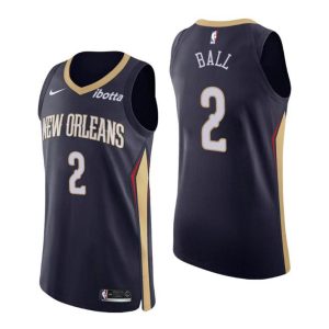 New Orleans Pelicans Trikot No. 2 Lonzo Ball Authentic Navy