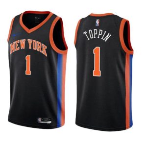 Obi Toppin 1 New York Knicks Trikot Nike City Edition 2022-23 Swingman Herren