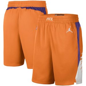 Phoenix Suns Jordan Brand OrangeWhite 202021 Association Edition Performance Swingman Shorts