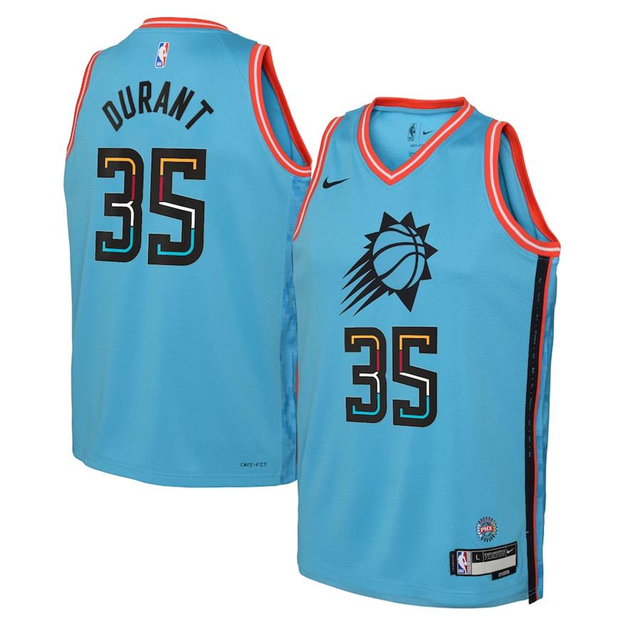 Phoenix Suns Trikot Nike City Edition Swingman 22 – DkTeal – Kevin Durant – Kinder