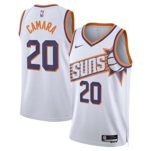 Phoenix Suns Trikot Phoenix Suns Trikot Nike Association Swingman – Weiß – – Herren – Toumani Camara 20