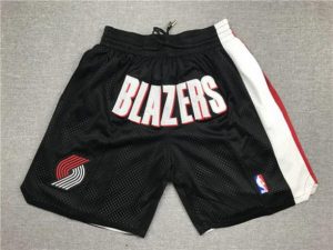 Portland Trailblazers Basketball Schwarz Just Don Shorts