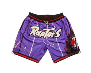 Toronto Raptors Lila Basketball Just Don Shorts