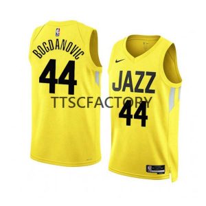 Utah Jazz Trikot Bojan Bogdanovic 44 Nike 2022-23 Icon Edition Gelb  Herren Swingman
