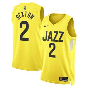 Utah Jazz Trikot Nike Icon Edition Swingman – Gold – Colin Sexton