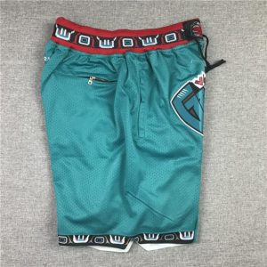 Vancouver Grizzlies 1995-96 Just Don 90s Shorts Teal