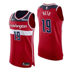 Washington Wizards Trikot #19 Raul Neto Authentic Statement Edition Rot