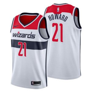 Washington Wizards Trikot #21 Dwight Howard Association Weiß Swingman