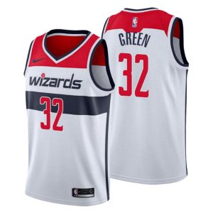Washington Wizards Trikot #32 Jeff Grün Association Weiß Swingman