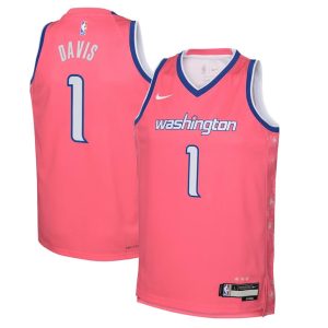Washington Wizards Trikot Nike City Edition Swingman 22 – Rosa – Johnny Davis – Kinder